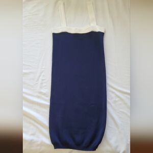 Forever 21 Knit Navy and White Dress